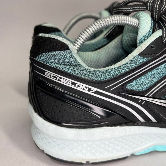 Saucony Echelon 7 Running Shoes Women's 10.5 Black Athletic Training Sneakers - Picture 2 of 12